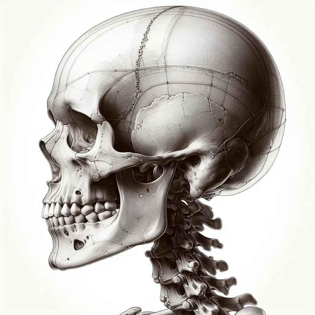 איור של מבנה הסרעפת בגוף האדם